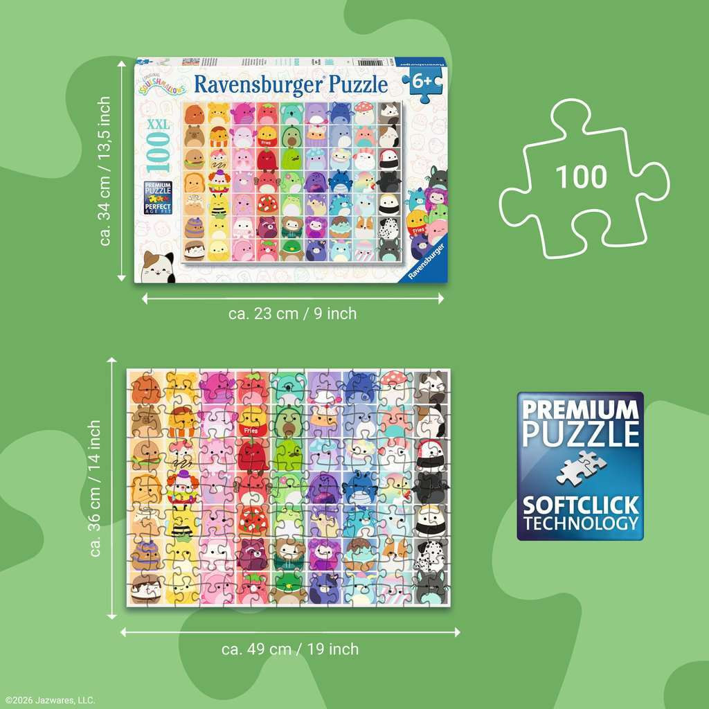 Squishmallow Collection 100 Pc XXL Puzzle 4