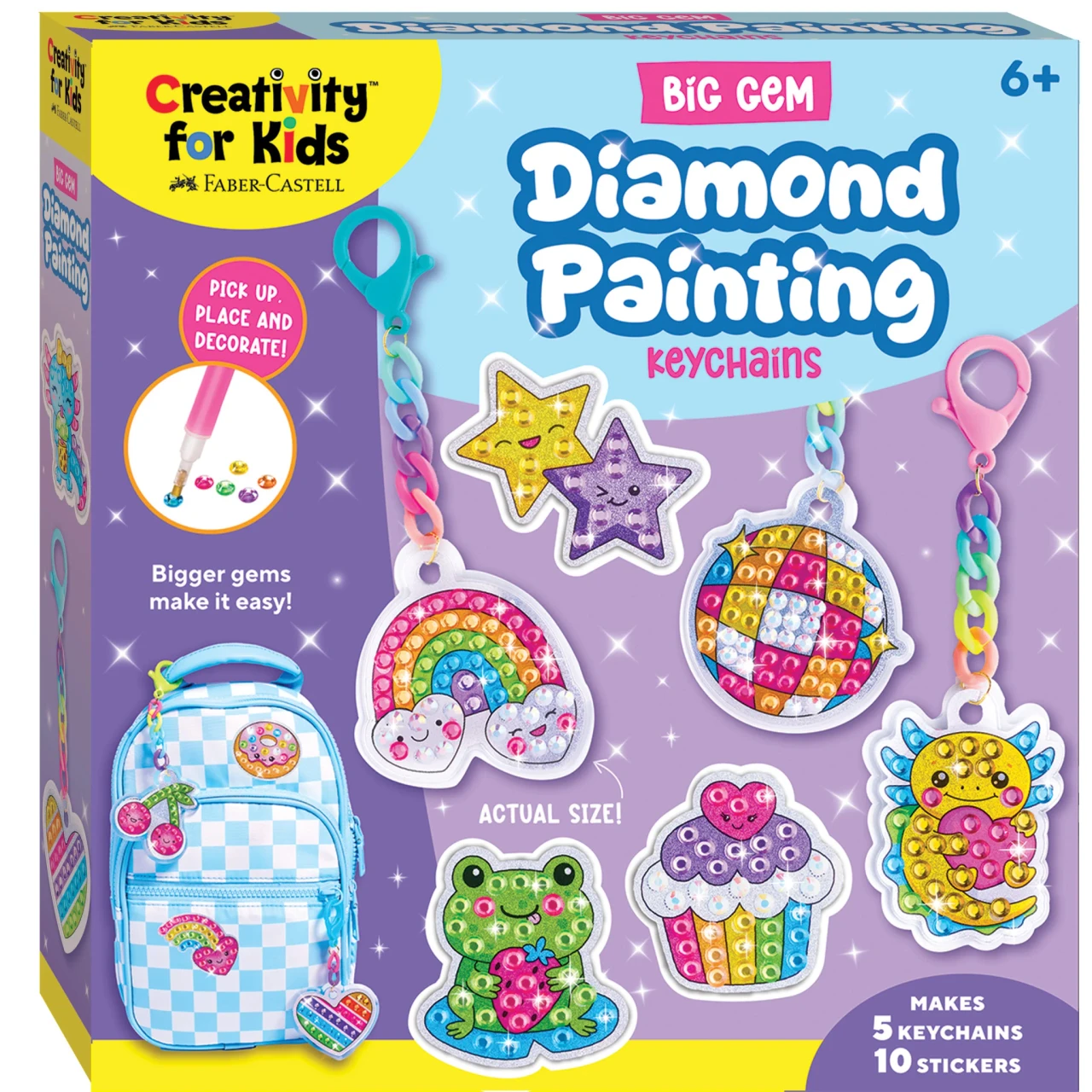 Big Gem Diamond Painting Keychains