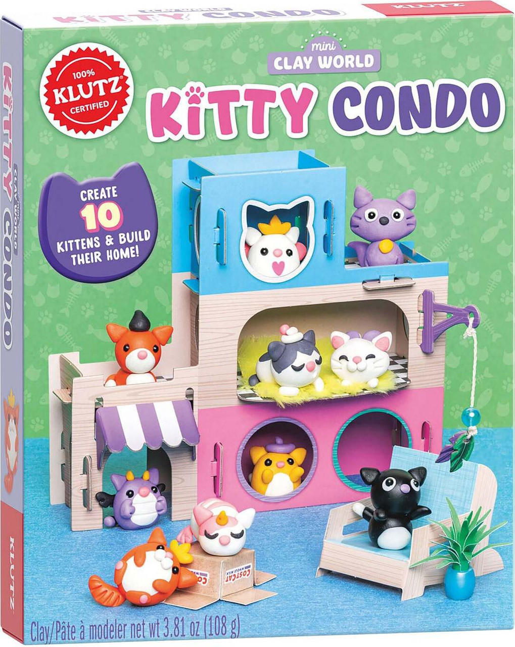KLUTZ Mini Clay World Kitty Condo 1