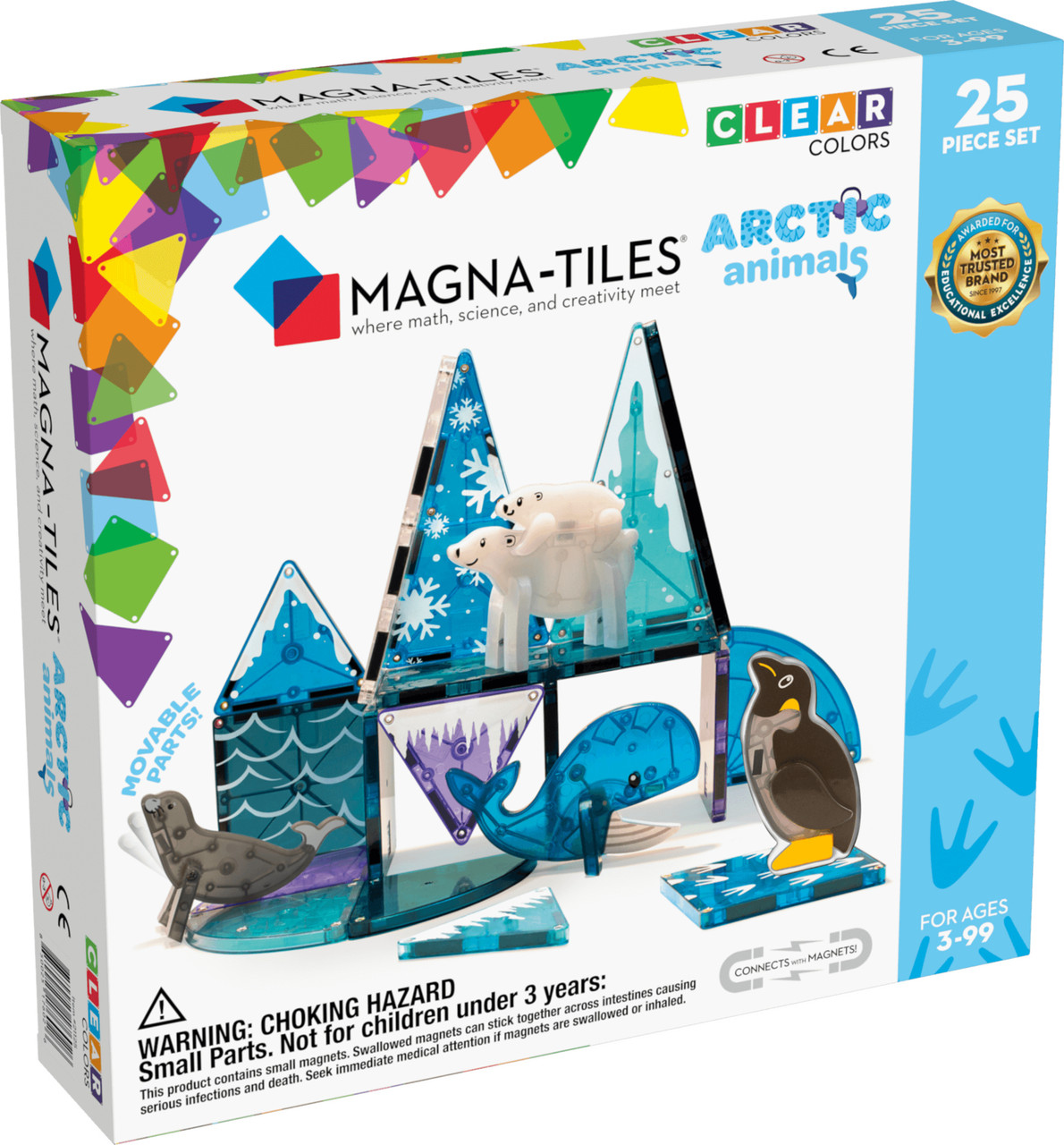 MAGNA-TILES Arctic Animals 25-Piece Magnetic Construction Set, The