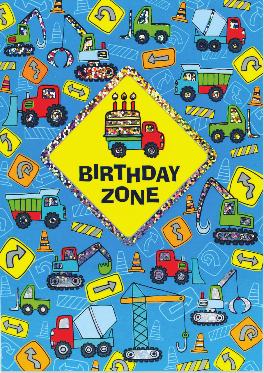 Birthday Zone Foil Card 1