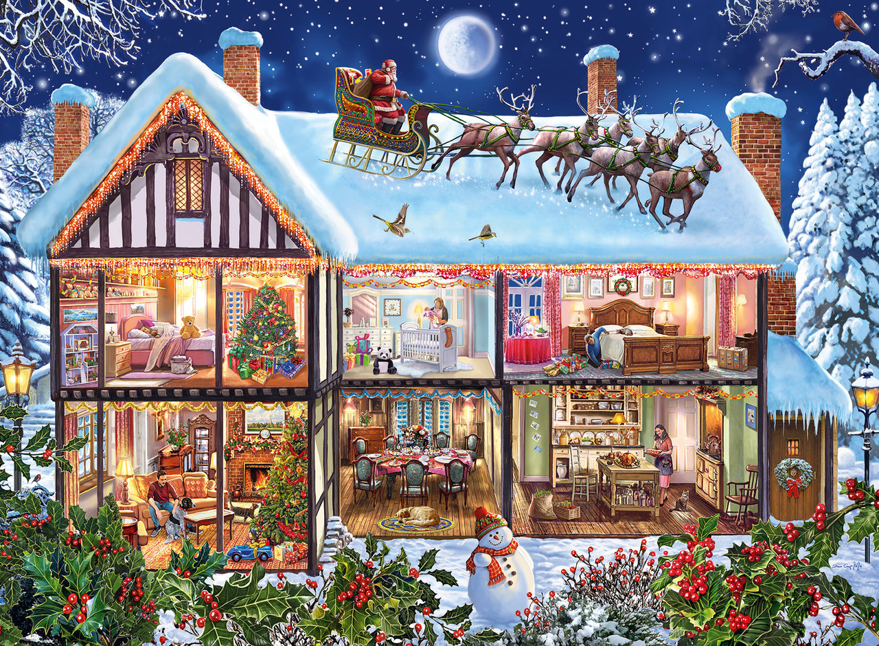 Christmas At Home Seasonal 100 Pc Puzzle