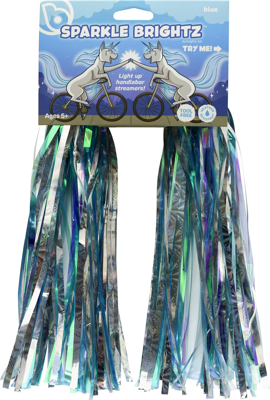 Sparklebrightz Blue Led Handlebar Streamers 1