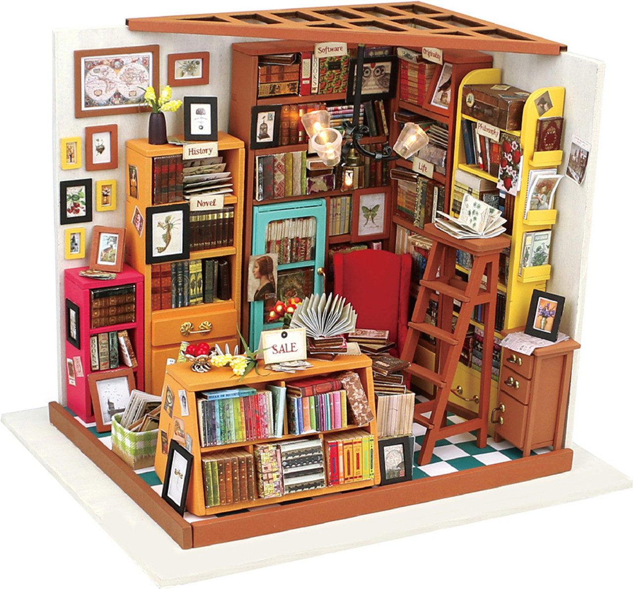 DIY Miniature House: Sam's Study 1