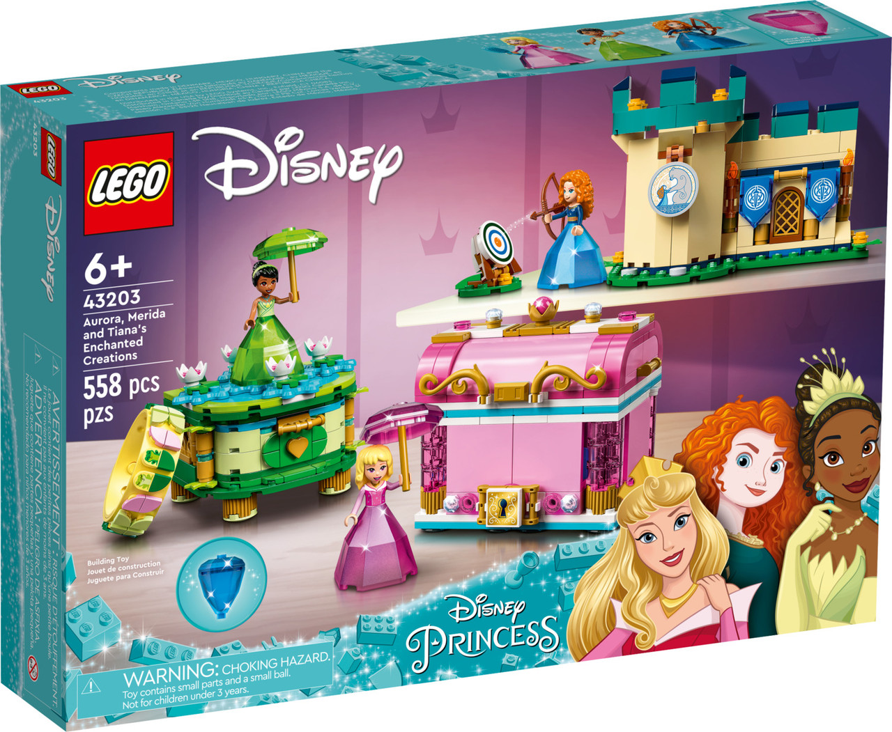 LEGO Disney: Aurora, Merida and Tiana's Enchanted Creations 1