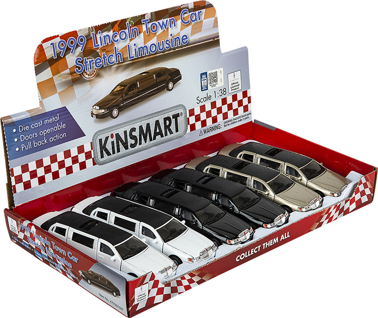 The Cars LP 4枚セット 7'' Die-Cast Lincoln Town Car Stretch Limousine