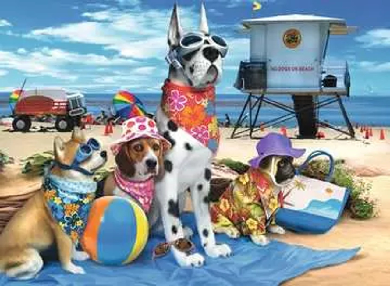 No Dogs On The Beach 100pc Puzzle