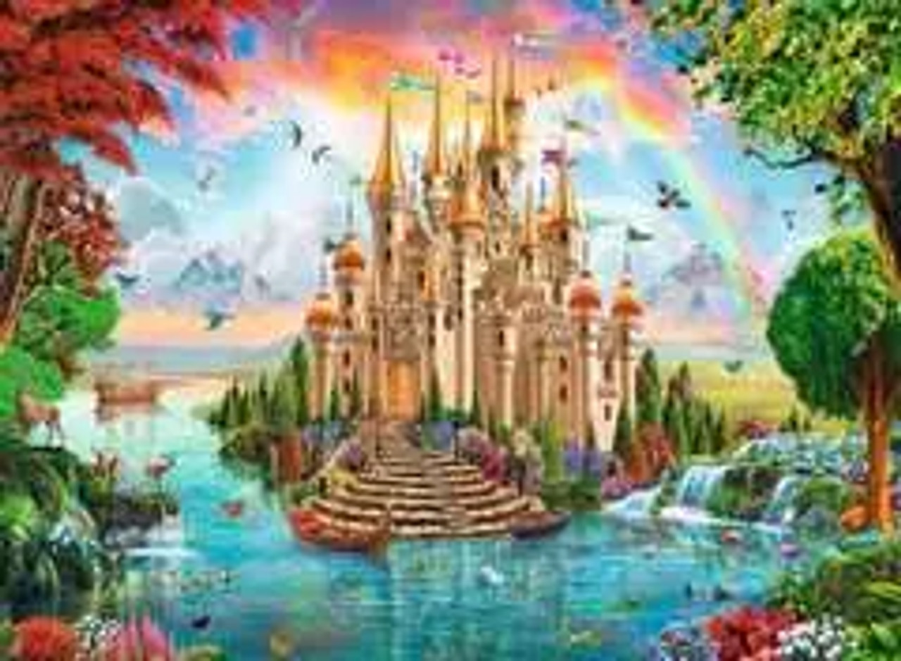 Rainbow Castle 100pc Puzzle