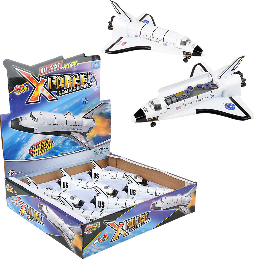 7" Die-cast Pull Back Space Shuttle 1