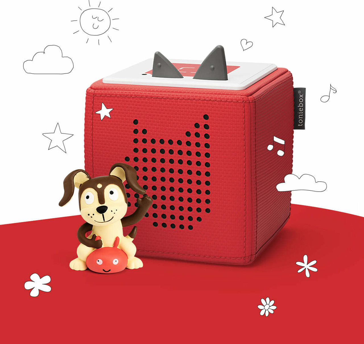 Tonie Box Starter Set Red With Playtime Songs - PlayMatters Toys
