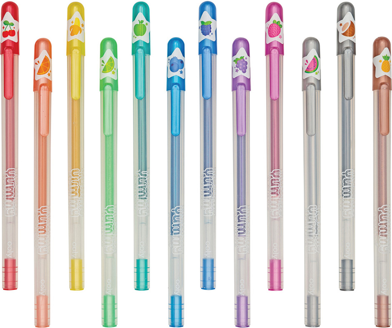 Yummy Yummy Scented Glitter Gel Pens - Set of 12 4