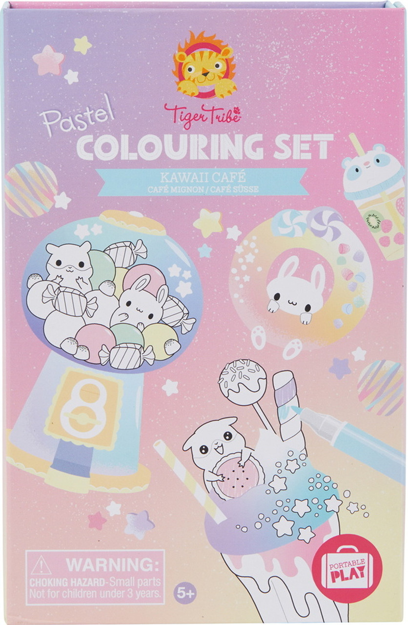 Kawaii Cafe  Coloring Set 1