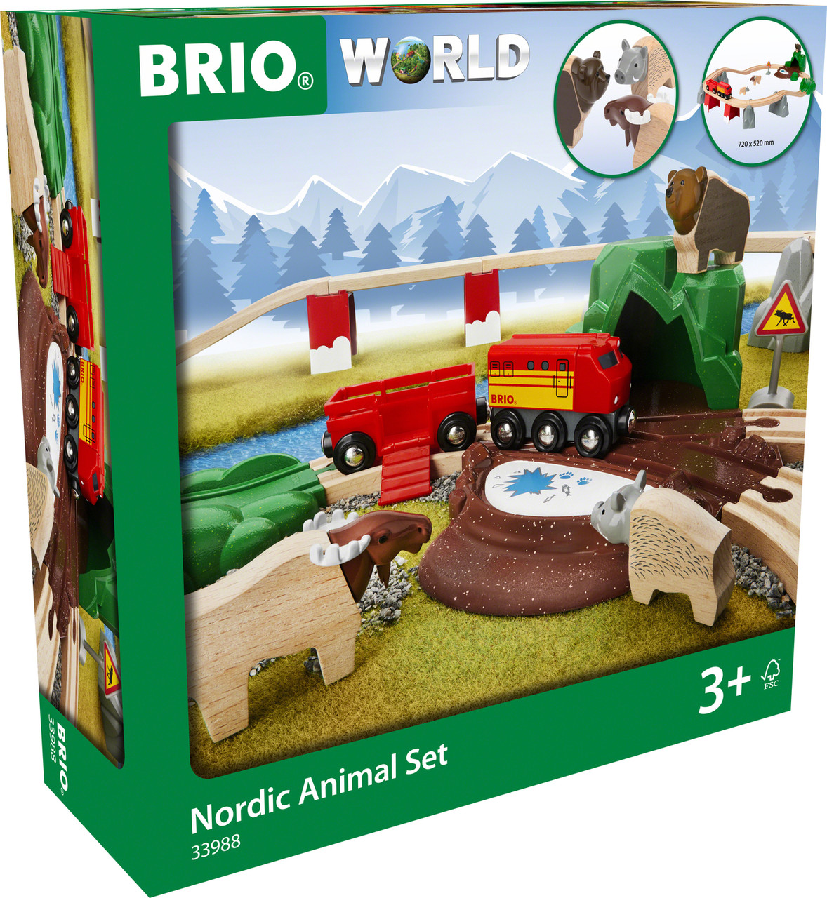 BRIO Forest Animal Set 1