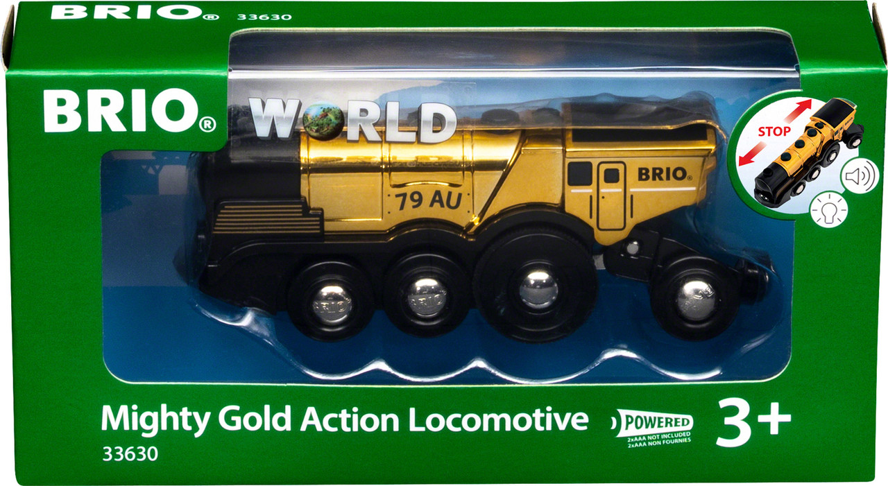 Mighty Golden Action Locomotive - PlayMatters Toys