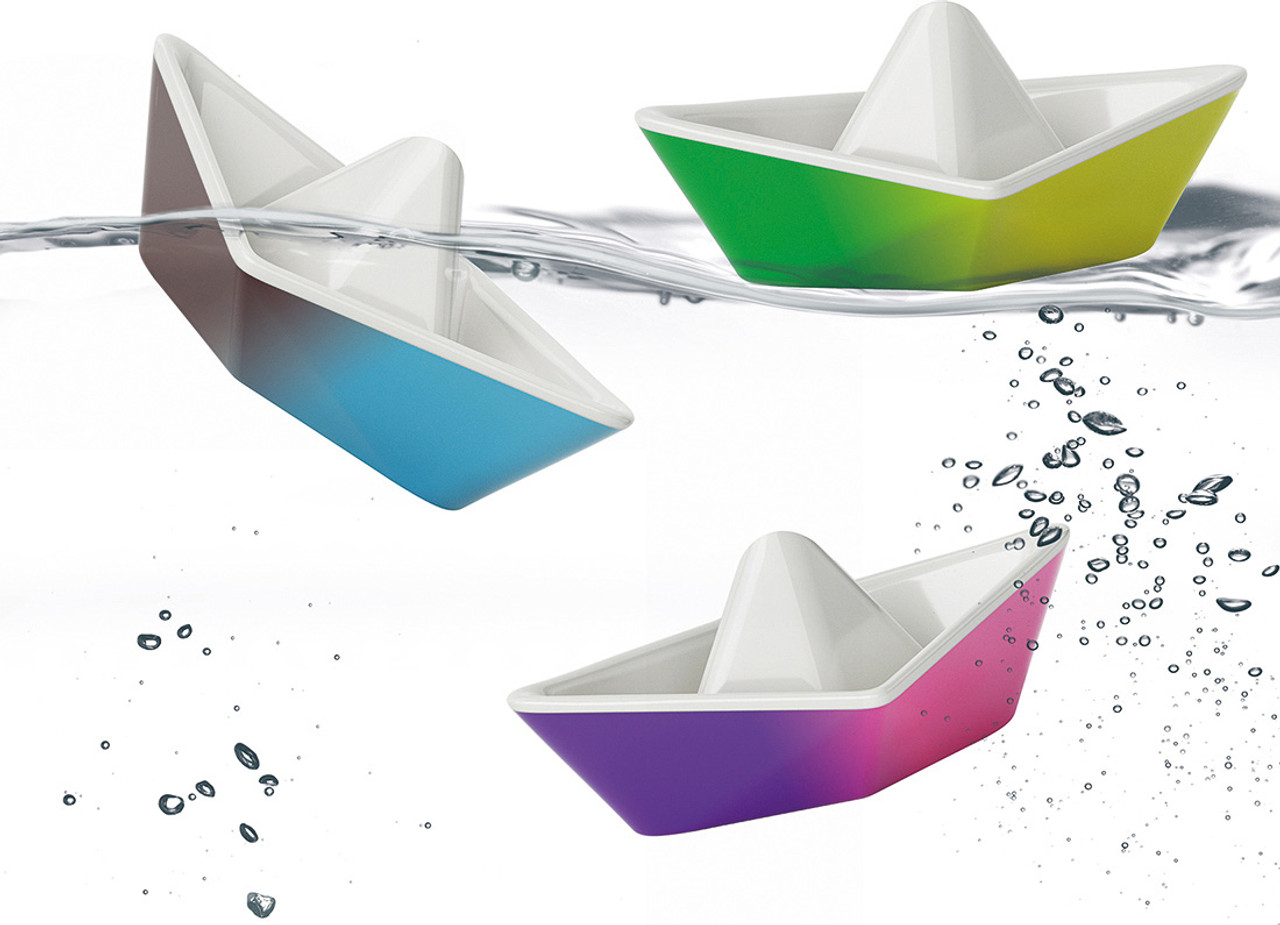 Origami Color Changing Bath Boats 2