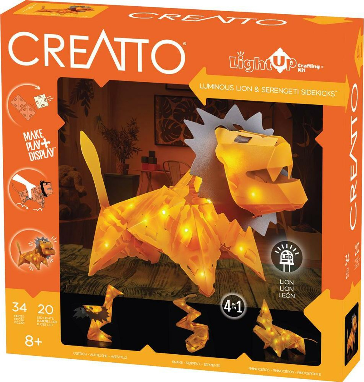 Luminous Lion & Serengeti Sidekicks  Creatto