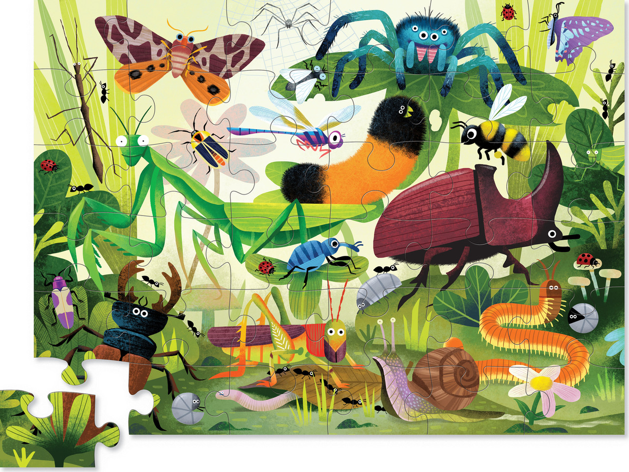Backyard Bugs 36pc Puzzle - PlayMatters Toys