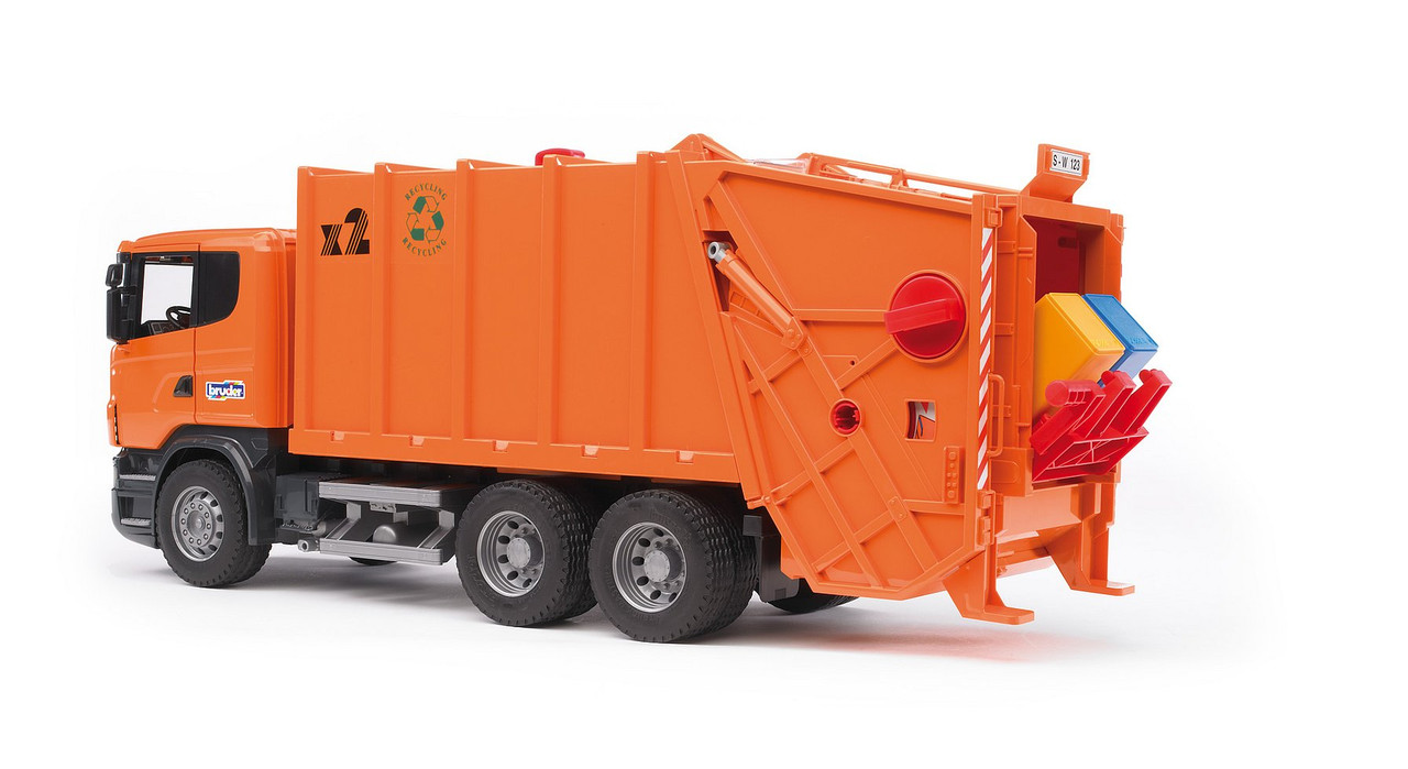 Scania R-Series Garbage Truck (Orange)