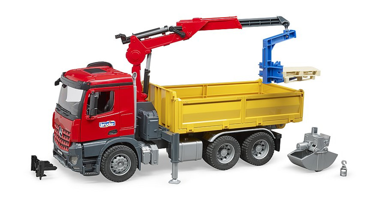 Mb Arocs Constrution Truck With Crane And Accessories