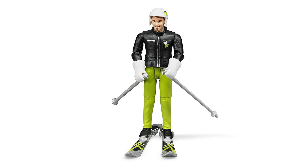 Skier With Accessories