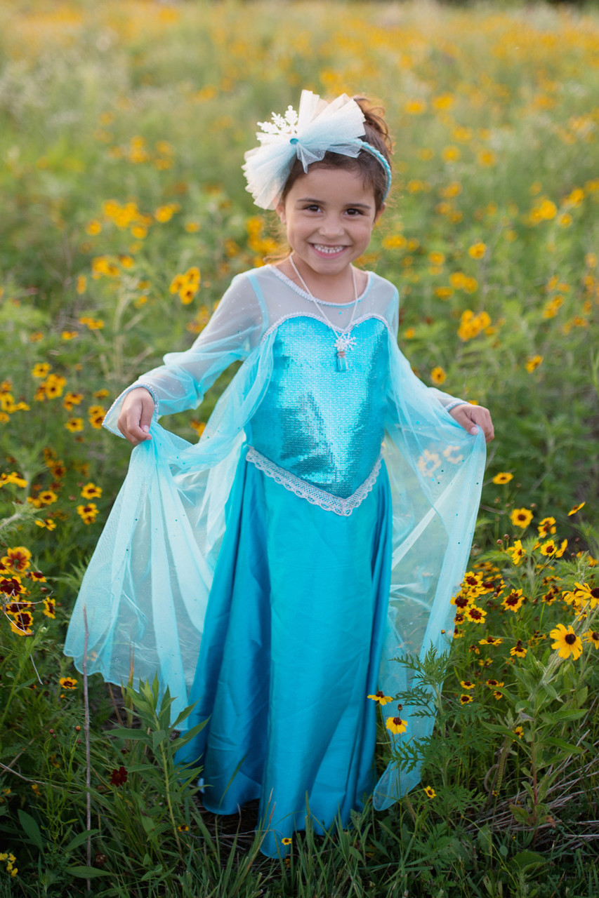 Ice Queen Dress With Cape (Size 3-4) 1