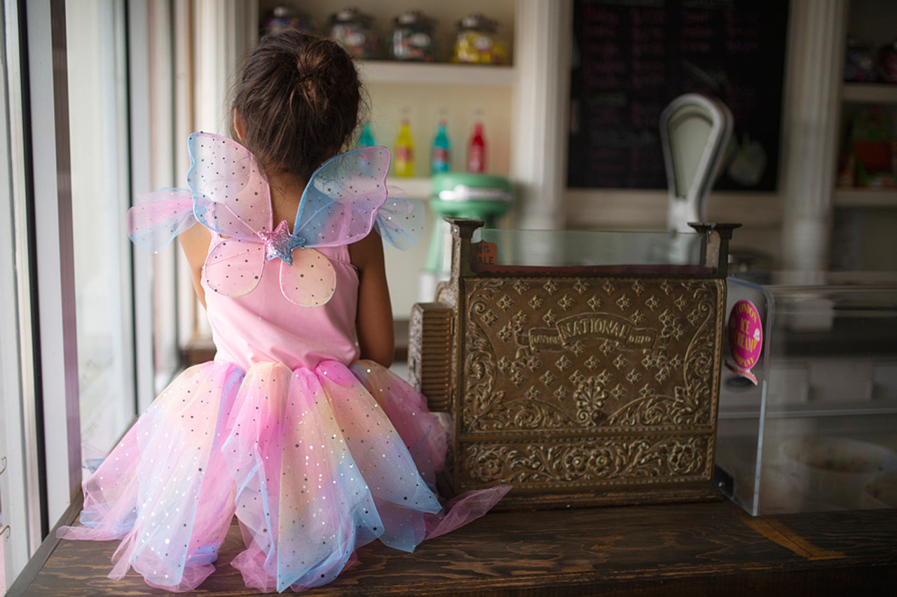 Rainbow Fairy Dress & Wings 2