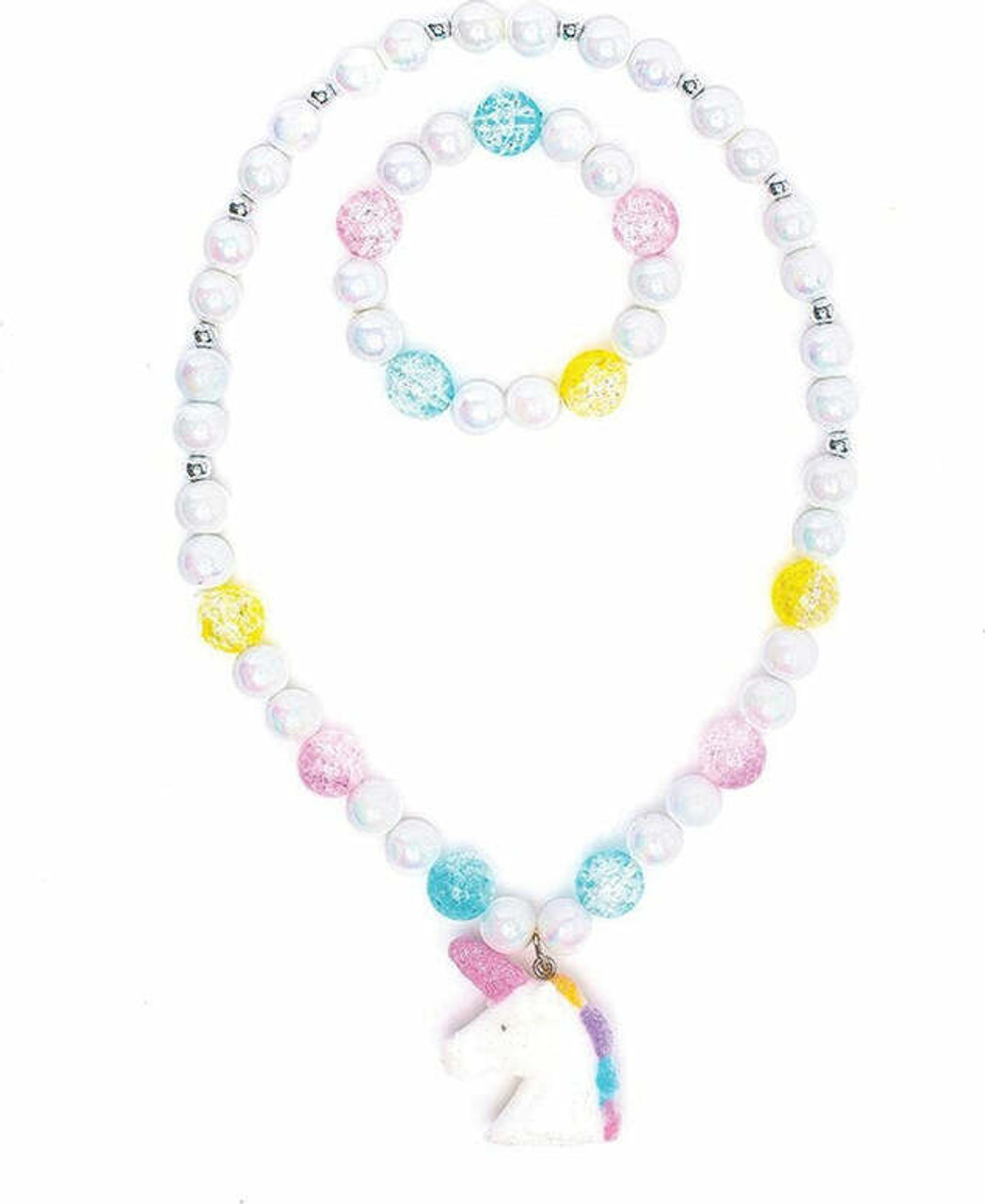 Unicorn necklace and bracelet set Clearance