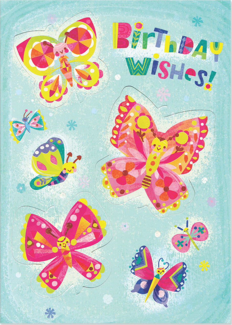Butterflies Foil Card 1