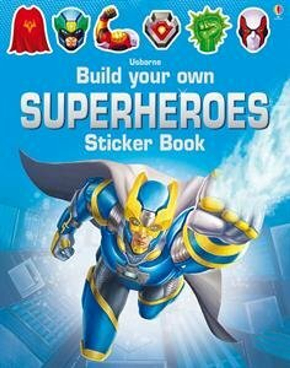 Build Your Own Superheroes Sticker Book 1