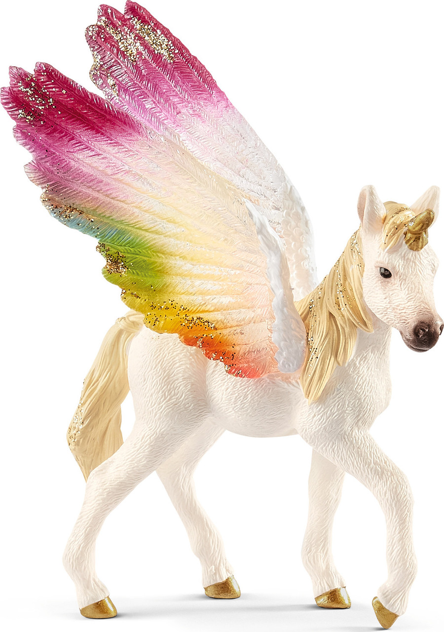 Winged Rainbow Unicorn Foal 4