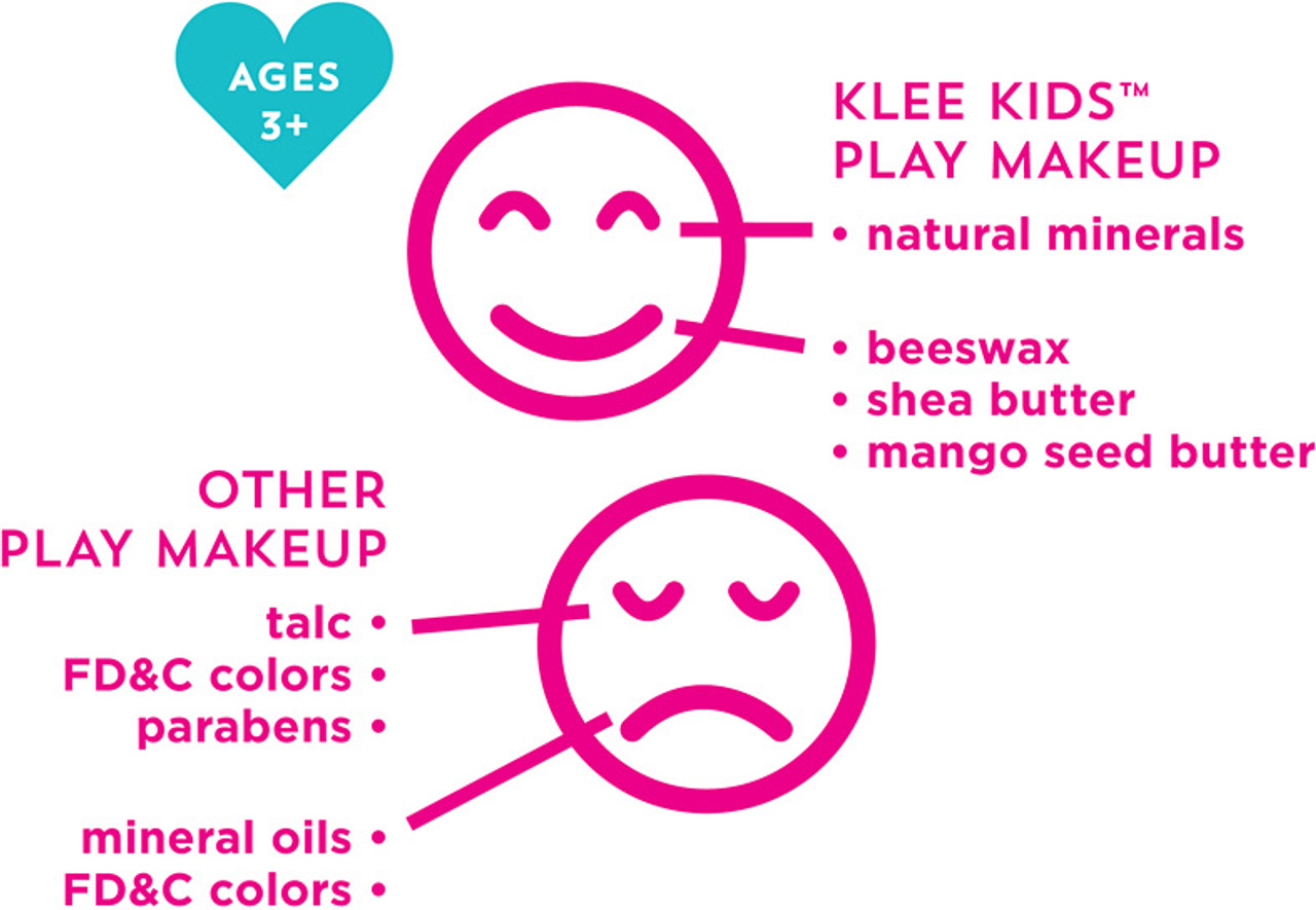 Klee Kids Natural Mineral Play Makeup Kit Mermaid Star 2