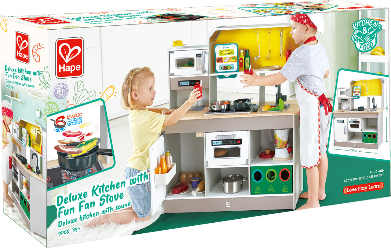 Deluxe Kitchen Playset With Fan Fryer 2