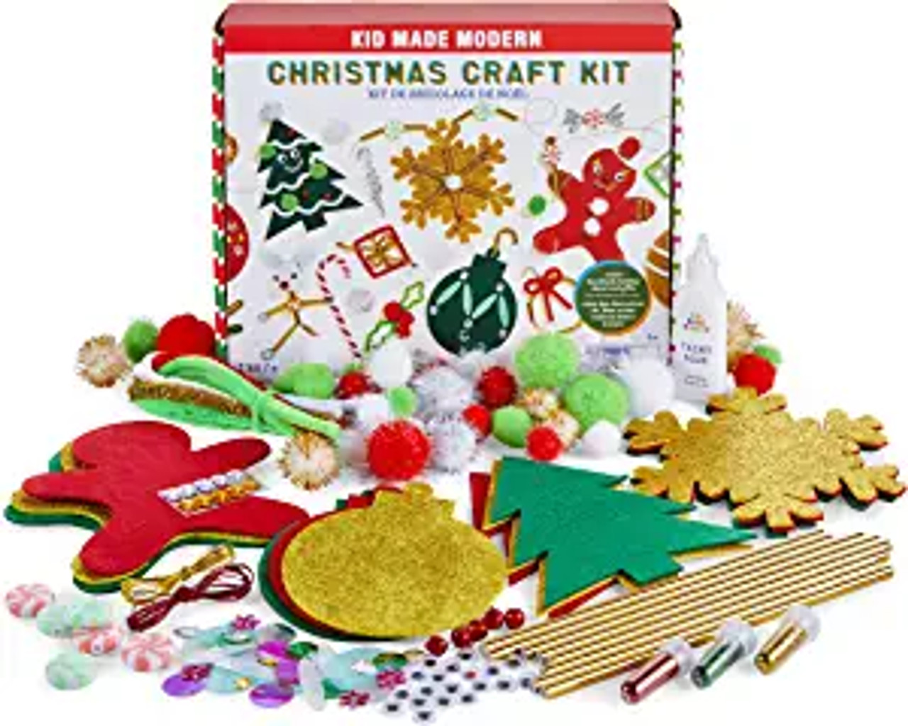 Arts and craft supplies for Christmas. Stock Illustration by ©luanateutzi  #92723290