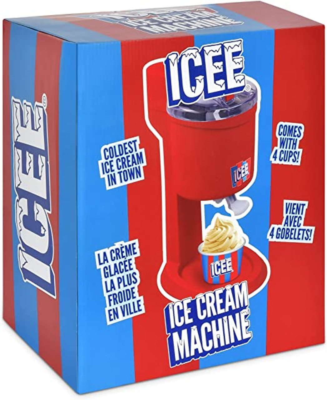 Icee Ice Cream Maker W/4 Paper Cups