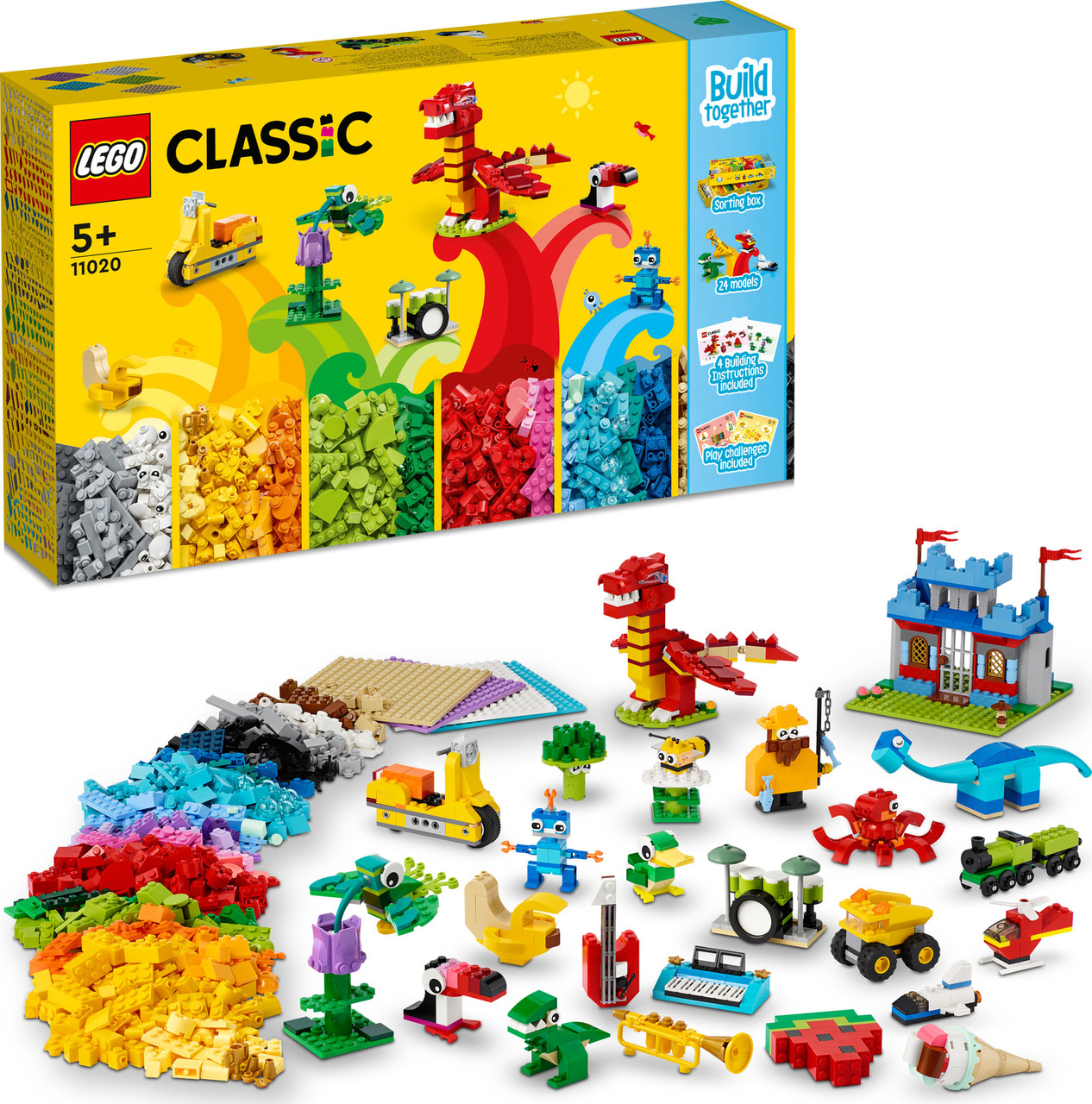  LEGO Classic Vibrant Creative Brick Box Arts & Crafts