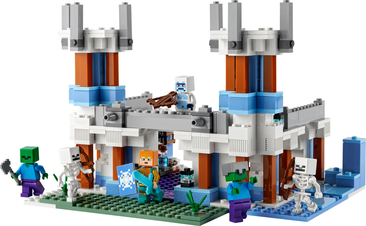 LEGO Minecraft The Ice Castle Toy Building Set 3