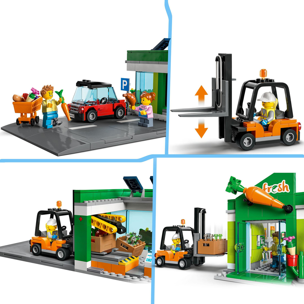 LEGO City Grocery Store Shop Set with Car 5