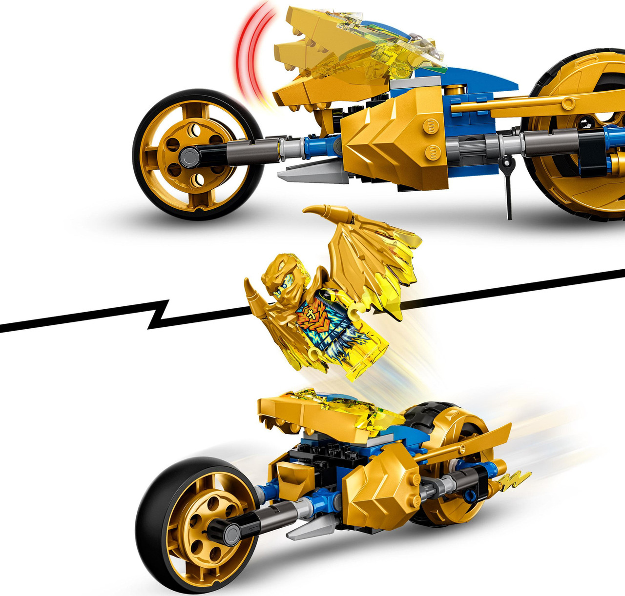 LEGO NINJAGO Jay's Golden Dragon Motorbike Set 5