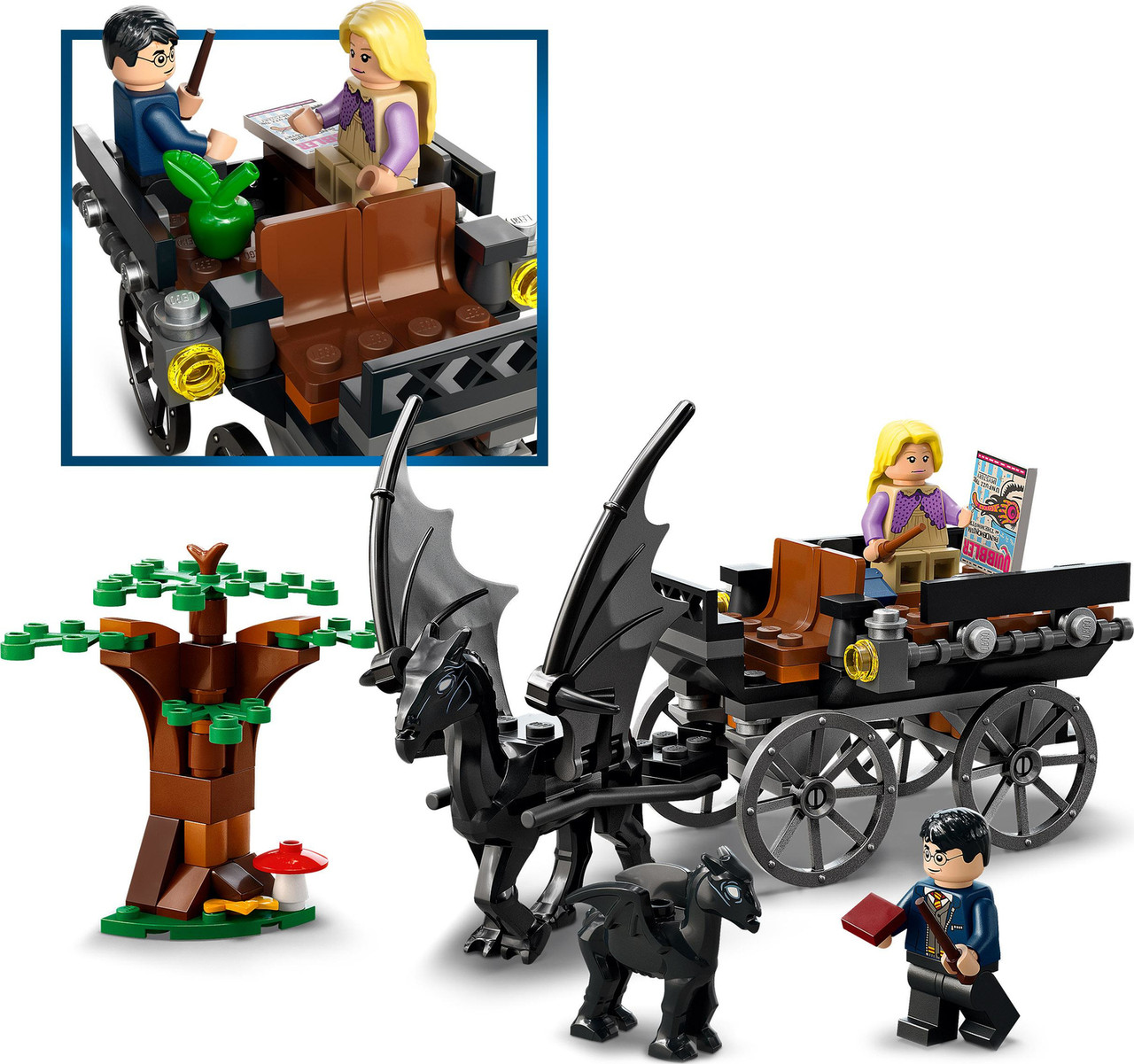 LEGO Harry Potter Hogwarts Carriage Thestrals Set 5