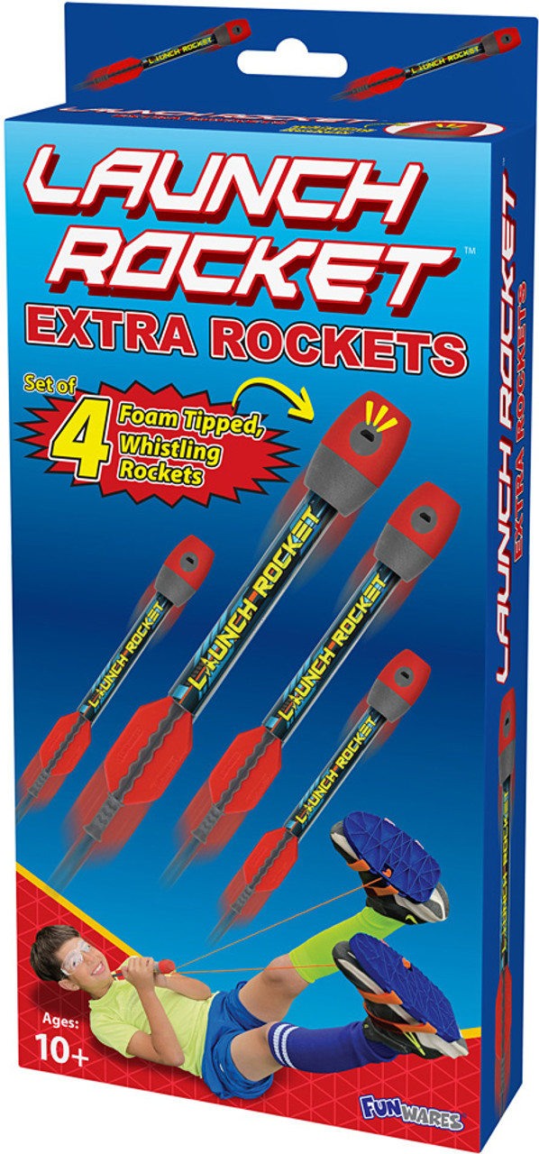 Launch Rocket, Extra Rockets - Set of 4 1