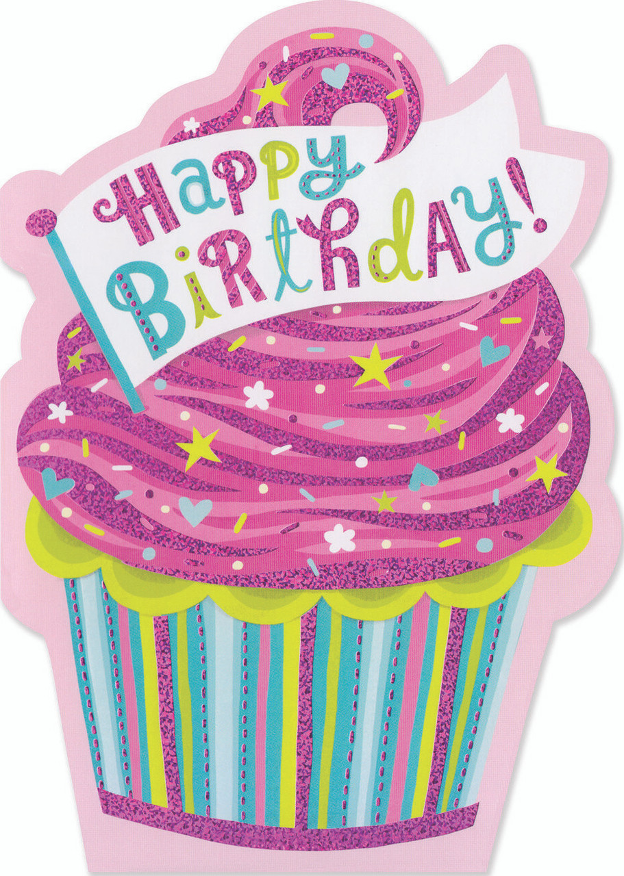 Cupcake Die-Cut Foil Card 2