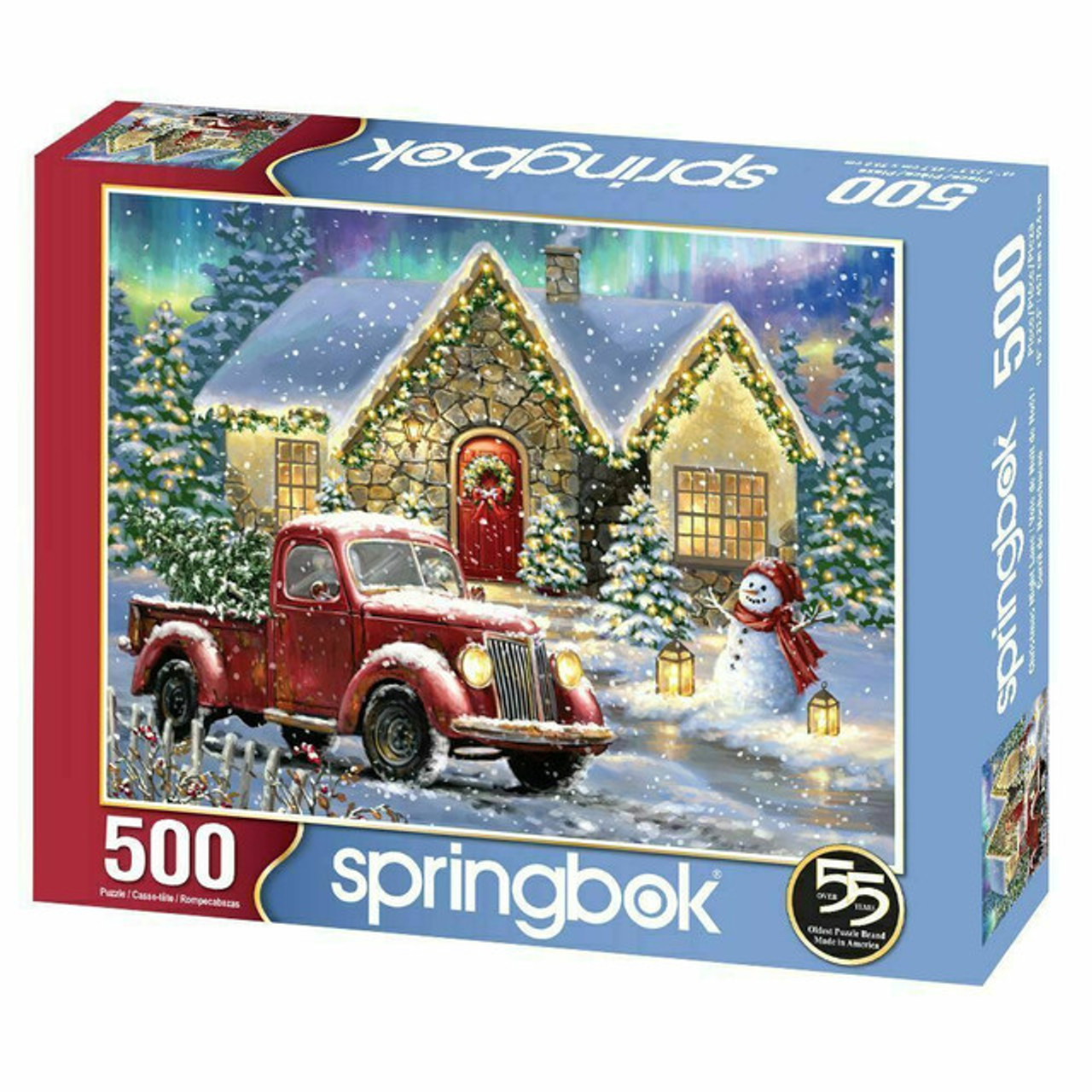 Christmas Light Lane 500pc Puzzle