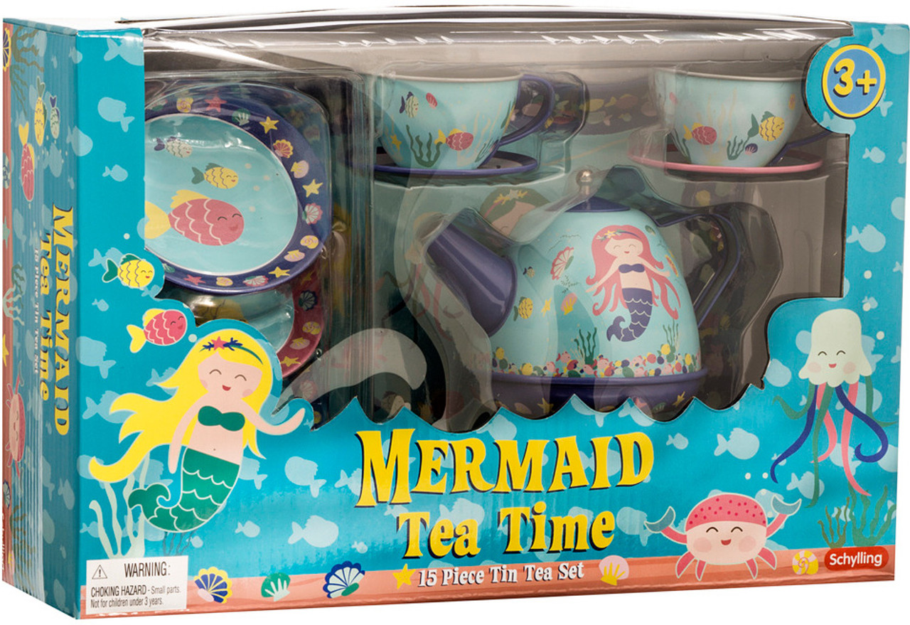 Mermaid Tin Tea Set 1
