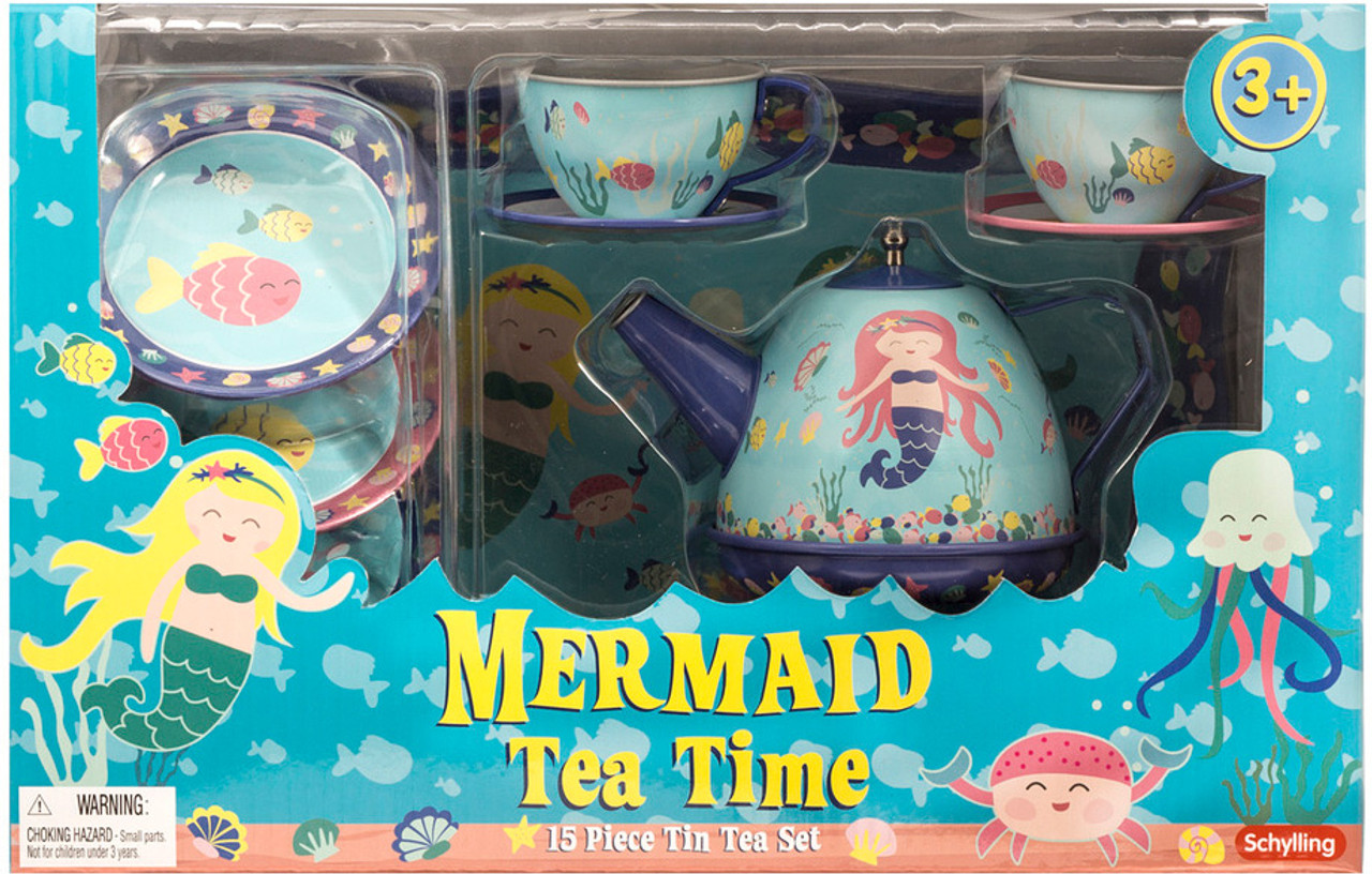 Mermaid Tin Tea Set 2