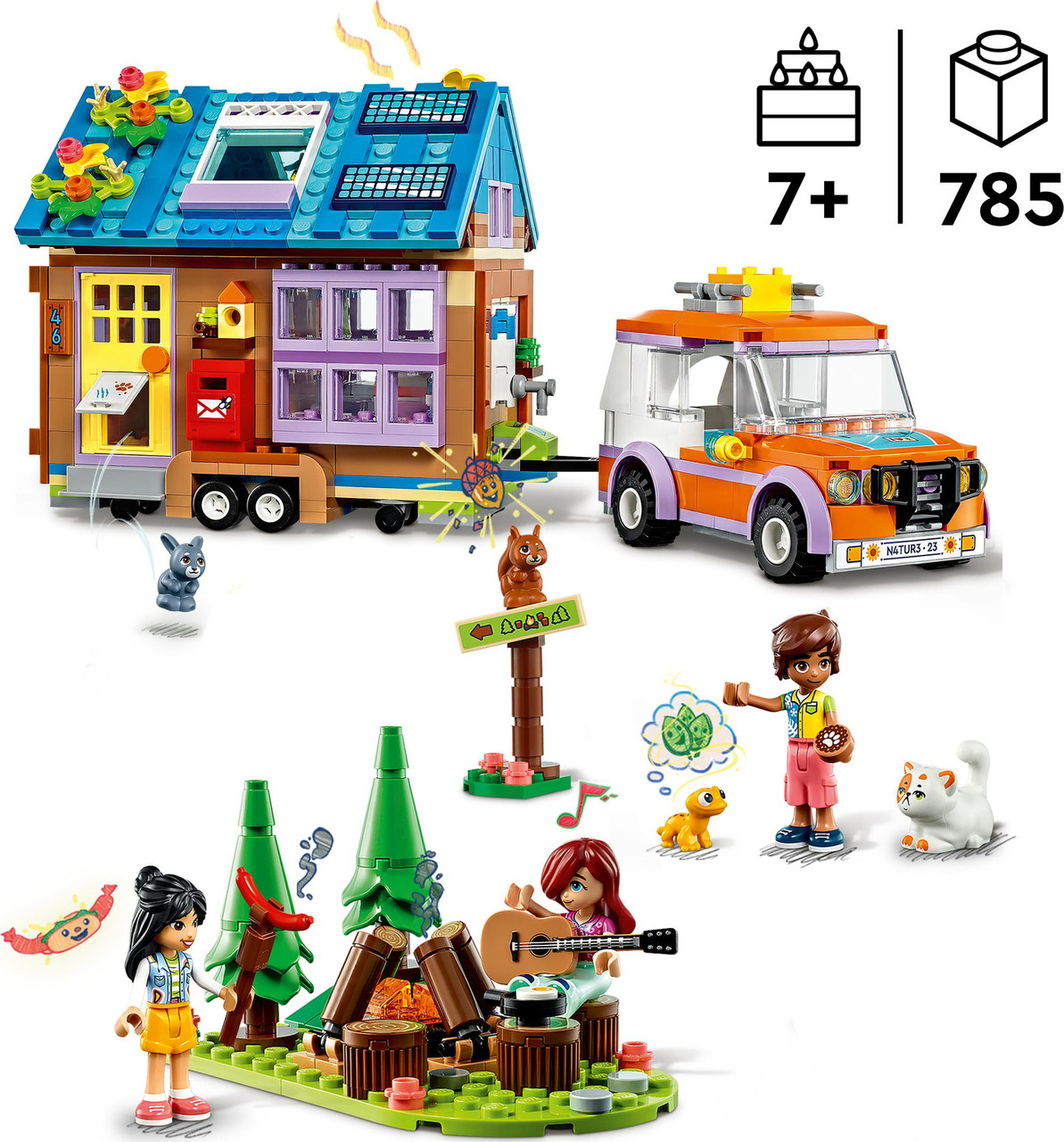LEGO® Friends: Mobile Tiny House with Car 3