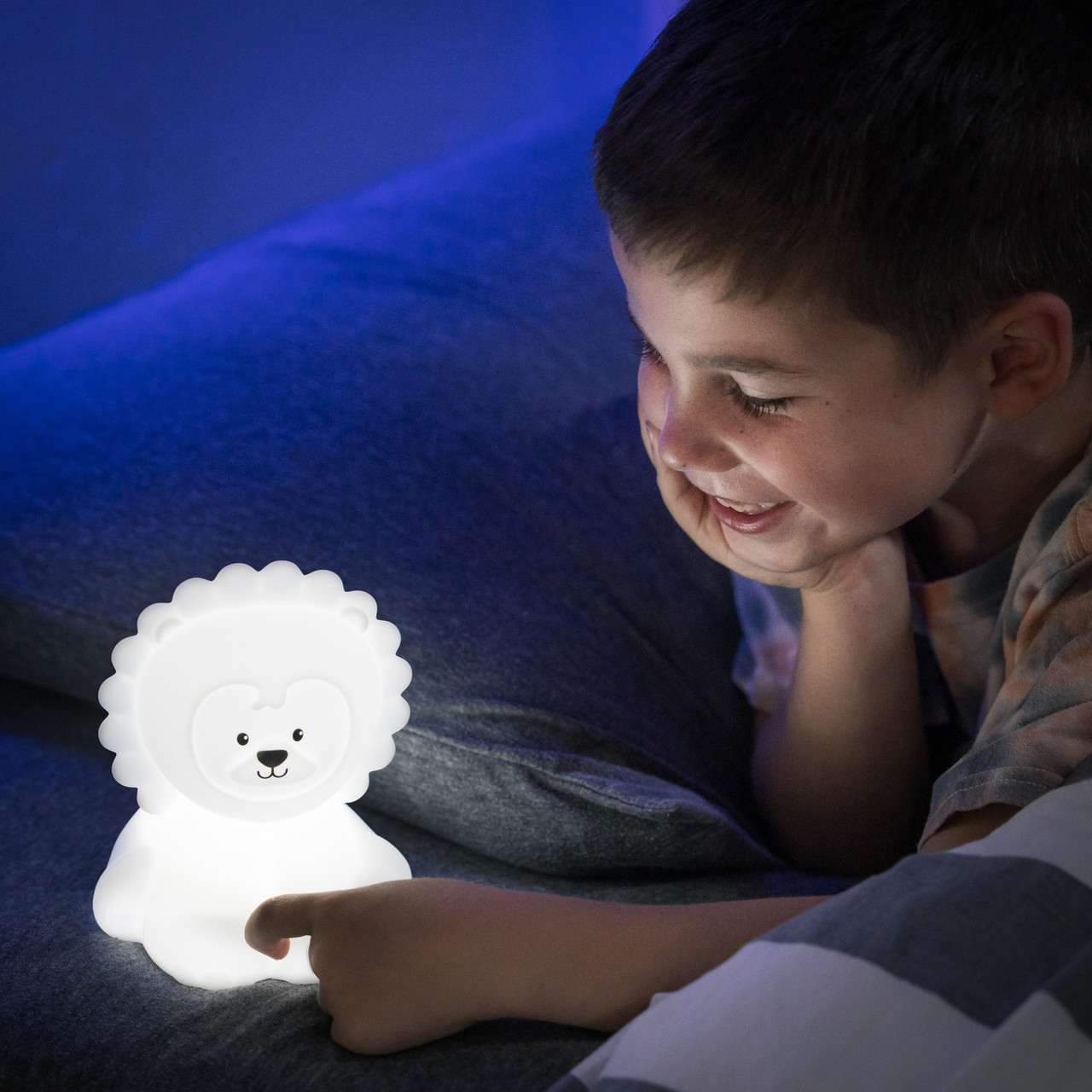 LumiPets Lion - Children's Nursery Touch Night Light 2