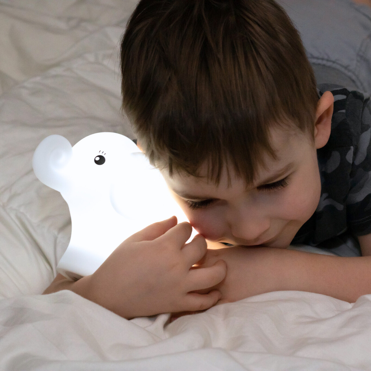 LumiPets Elephant - Children's Nursery Touch Night Light 2