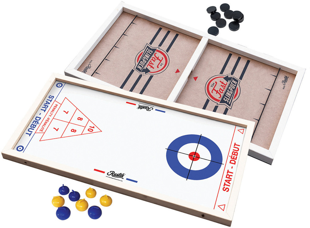 Rustik The Fast Slingpuck 3 in 1 Game Board 2