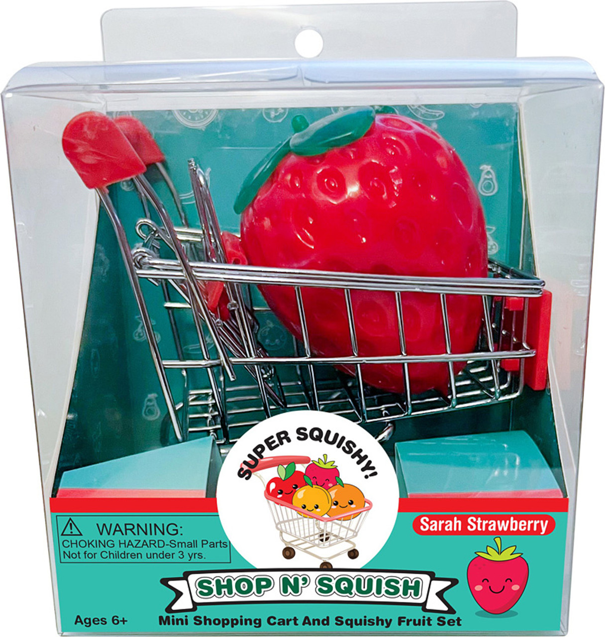 Shop n' Squish Sarah Strawberry Sensory Toy 1
