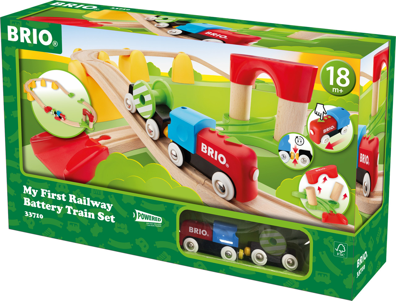 My First Railway Battery Operated Train Set - PlayMatters Toys
